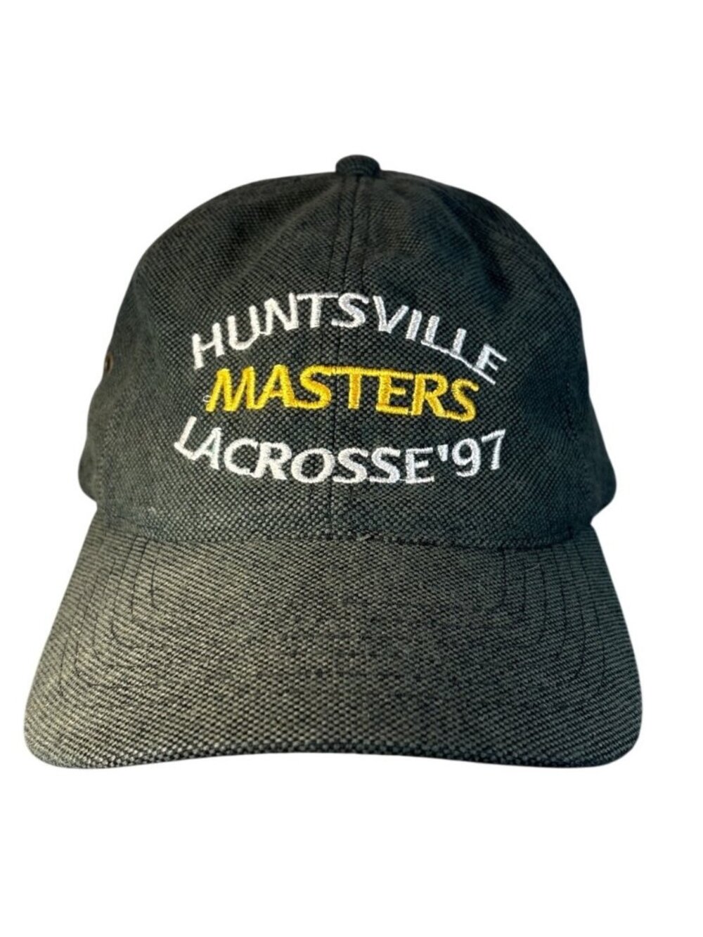 Boss Lacrosse Hat Huntsville Masters 1997 Adjustable Strapback Cap Green Embroid